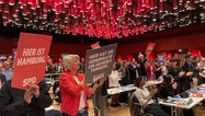 Die Liste zur Bürgerschaftswahl am 2. März 2025 wurde im Saal 3 des CCH aufgestellt