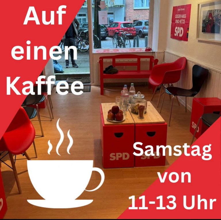 Büro der SPD Mühlenkamp in der Forsmannstraße 14 in Winterhude